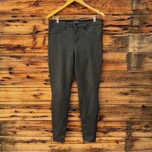 LIVERPOOL | Houndstooth Charcoal Jeggings Pants 10